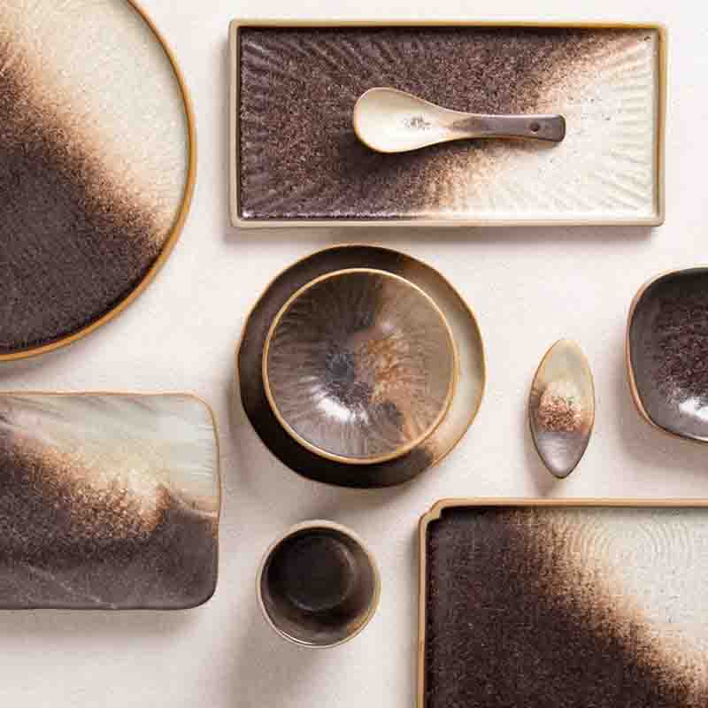 Hotel Porcelain Plate Set Produção de louças de porcelana no atacado de fábrica