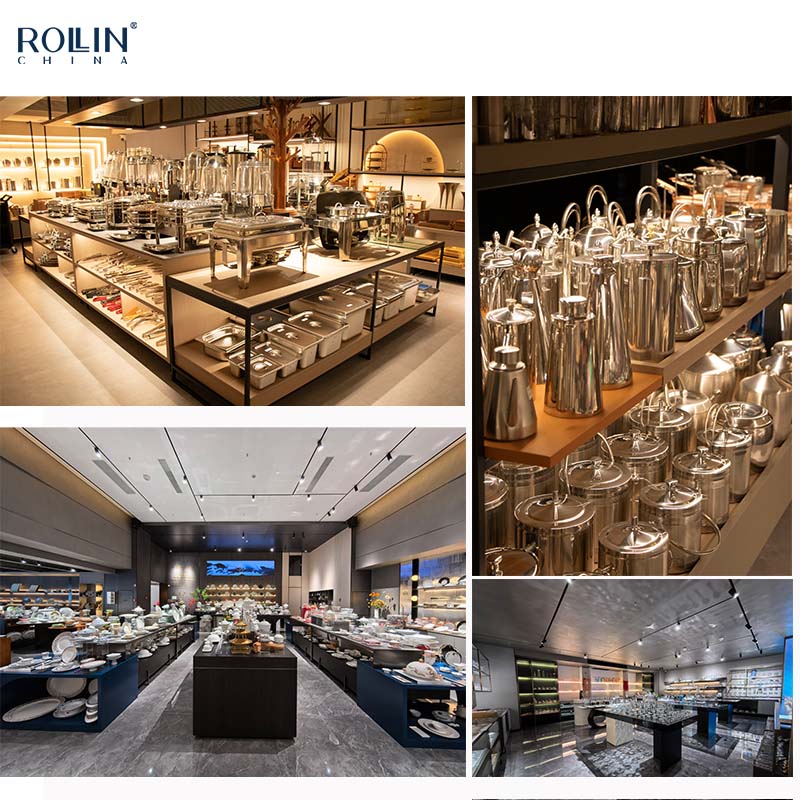 Rollin Porcelain Manufacturer Showroom Rollin Showroom de fabricantes de porcelana
