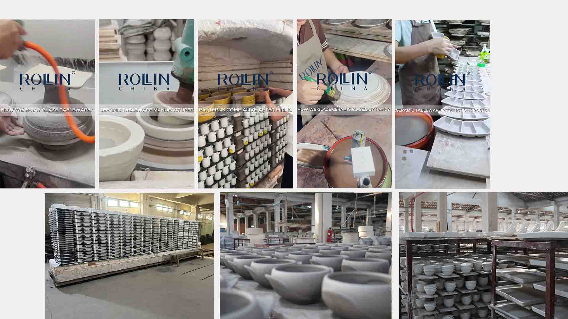 ROLLIN Porcelain Factory Fábrica de louças de cerâmica