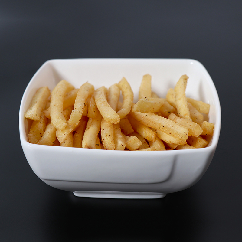 Tigela de sopa quadrada máxima de 80 onças, salada, lanche, porcelana