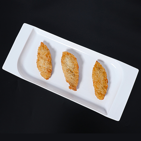 Prato de jantar de porcelana placa retangular voadora tamanho de 13,25 polegadas (cm) LWH: 33,7 * 19,2 * 2,7