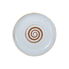 Prato de comida de porcelana com suporte