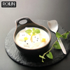 Pratos pequenos de creme Pires de cerâmica Tigela RROLLIN PORCELANA Louça