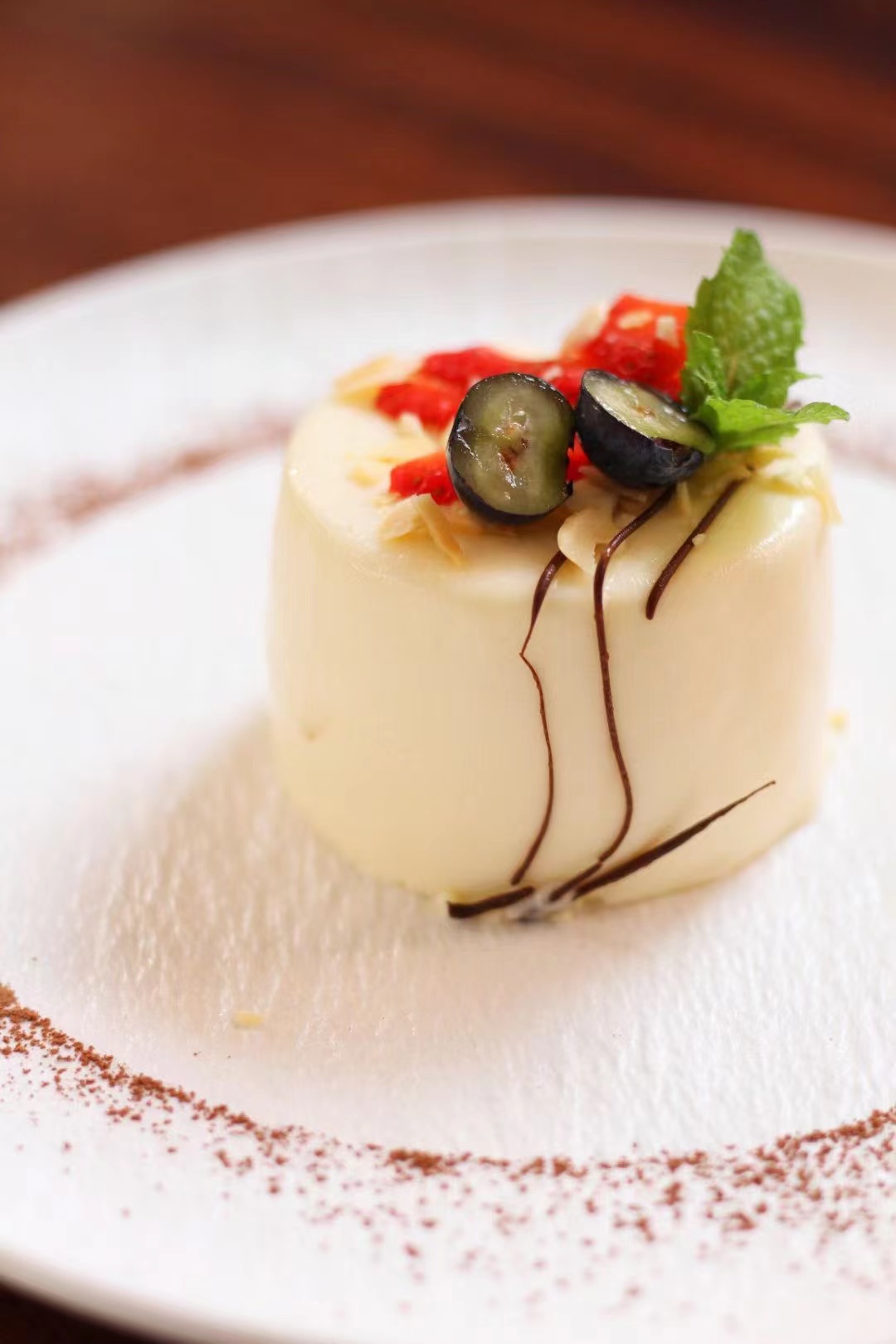 Placa de cerâmica de receita de restaurante de 10 polegadas para chef