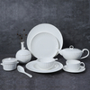 Pratos de cerâmica para restaurante, atacado, pratos de jantar para restaurante, conjunto de utensílios brancos da China
