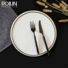 Talheres para restaurantes | Talheres para Chefs | Prato De Jantar Preto E Branco