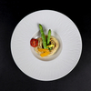 Prato de massa de porcelana branca de 11,25 polegadas Prato de sopa Restaurante Louça
