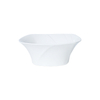 Bacia quadrada de porcelana branca Tigelas de cerâmica de formato irregular