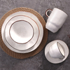 Venda quente Louça Salpicada Pratos de Porcelana Coleção de Pratos de Cerâmica Artesanal
