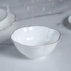Tigela de porcelana óssea 