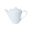 Bule de café de porcelana branca