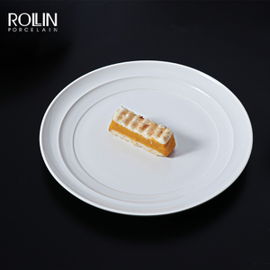 Platos De Ceramica Blanco para Restaurante