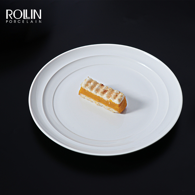 Platos De Ceramica Blanco para Restaurante