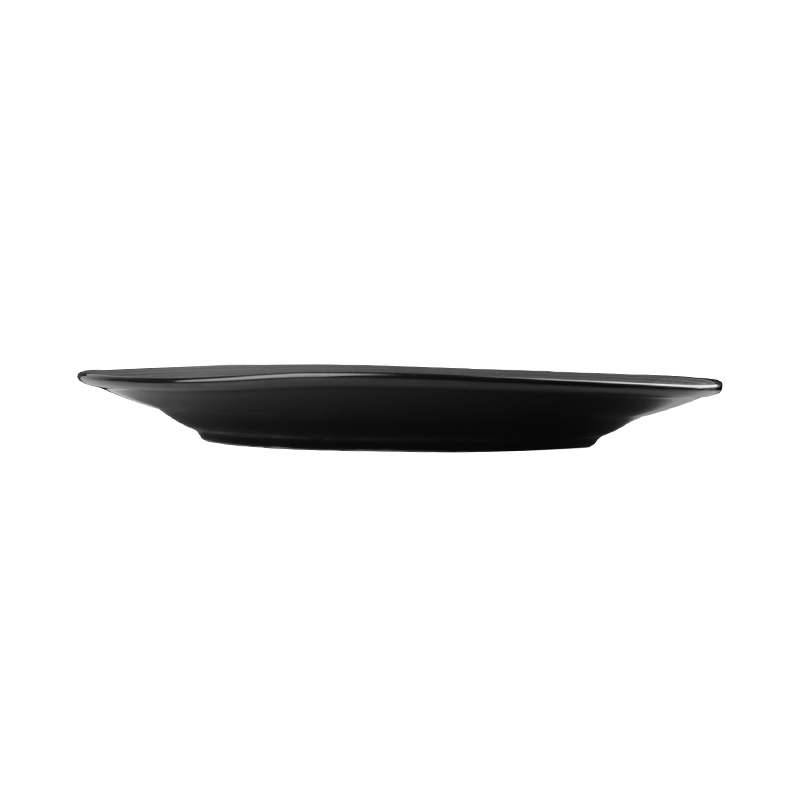 Tigela de arroz de cerâmica preta fosca design