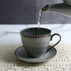 Conjunto de xícara de café vintage de porcelana chinesa para restaurantes