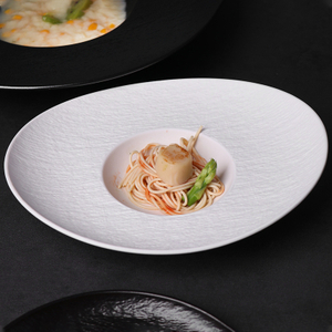 Prato de Salada Oval em Porcelana Restaurantes-150ml