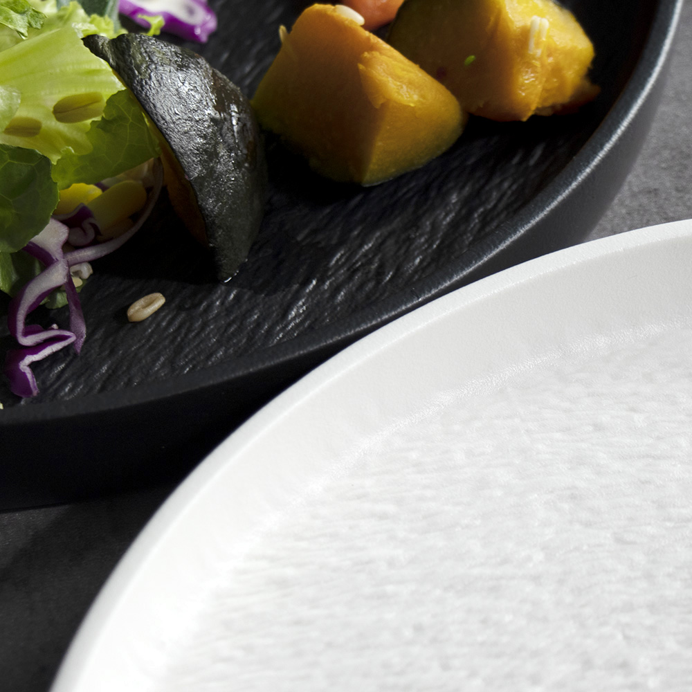 Material da porcelana da placa do restaurante de 10 polegadas, cofre seguro da máquina de lavar louça da micro onda