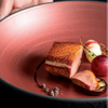 Prato de jantar de porcelana com brilho de cobre para restaurantes