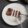 Conjunto de louça de porcelana bege Conjunto de jantar de cerâmica Chaozhou