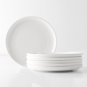 Preço de fábrica placa personalizada porcelana branca louça louça cerâmica
