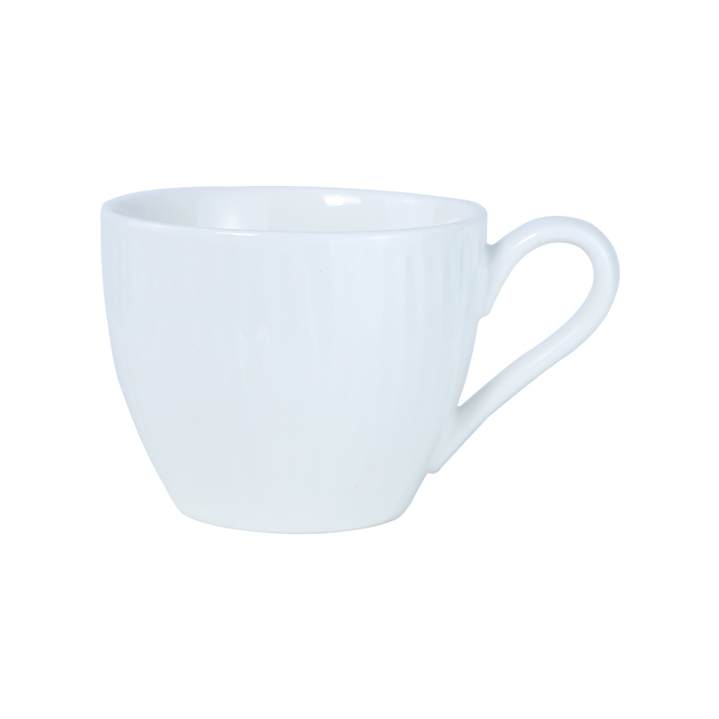 Suprimentos para café, chá e café expresso, cappuccino, copo branco para restaurante, conjunto de copos com logotipo personalizado
