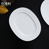 Platos De Ceramica Blanco para Restaurante