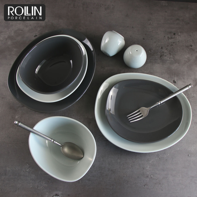 Conjuntos de jantar no atacado Louça de porcelana do Reino Unido completa cada mesa de jantar