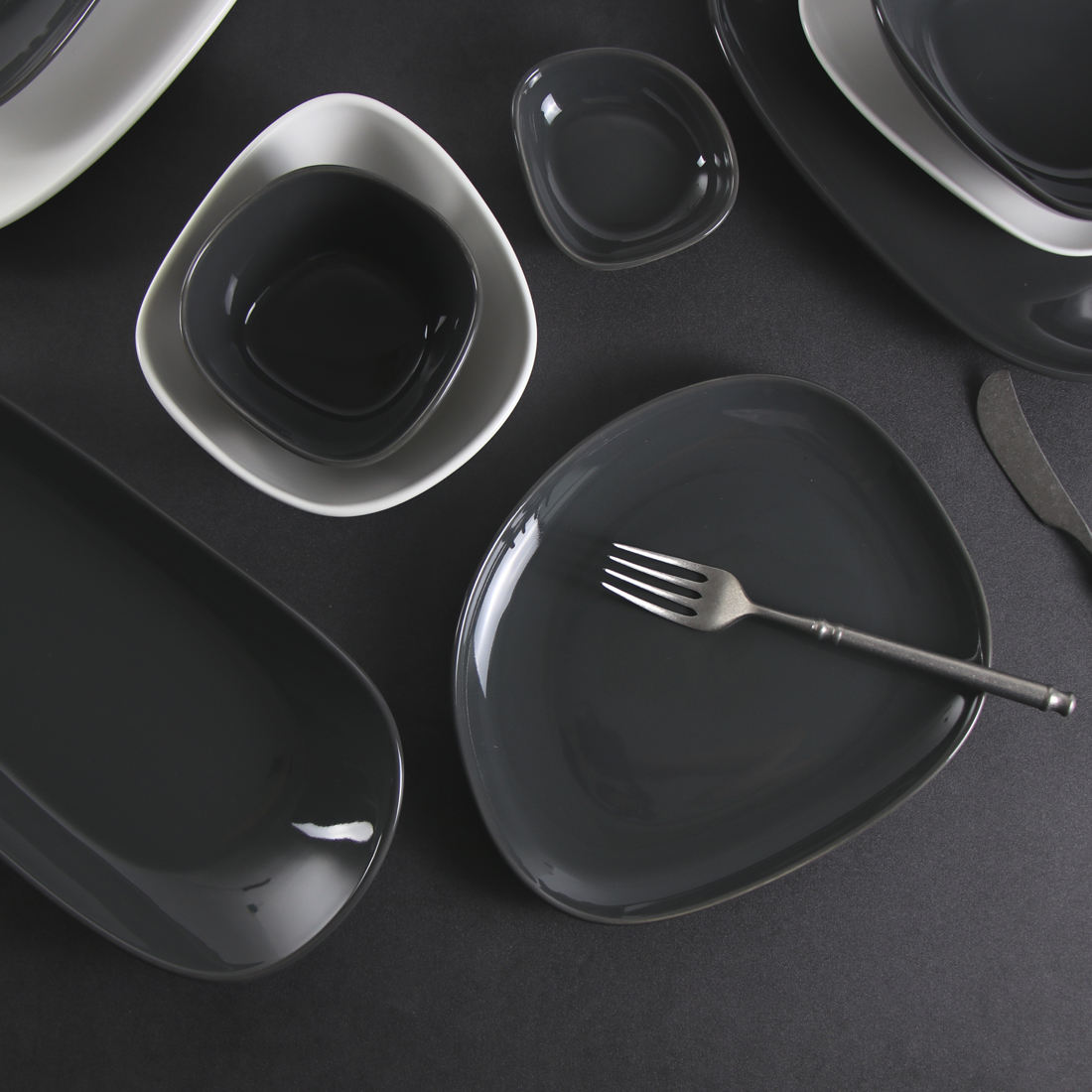 Tigela profunda de porcelana por atacado de utensílios domésticos para sopa