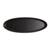 Placa oval durável por atacado, placas ovais de cerâmica seguras para micro-ondas, louça de restaurante de hotel