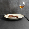 Conjunto de louça de porcelana bege Conjunto de jantar de cerâmica Chaozhou