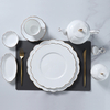 A louça fina da louça de Bone China ajusta o luxo