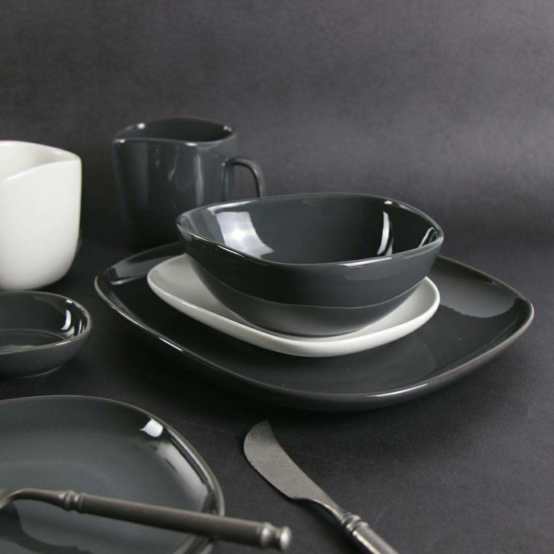 Tigela profunda de porcelana por atacado de utensílios domésticos para sopa