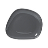  Conjunto de grés de alta qualidade, coreano, japonês, criativo, prato irregular, servindo, preto, cinza escuro, decoração de porcelana, pratos de cerâmica