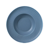 Prato de sopa moderno em porcelana azul royal