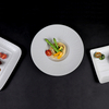 Prato de massa de porcelana branca de 11,25 polegadas Prato de sopa Restaurante Louça