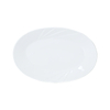 Bacia quadrada de porcelana branca Tigelas de cerâmica de formato irregular