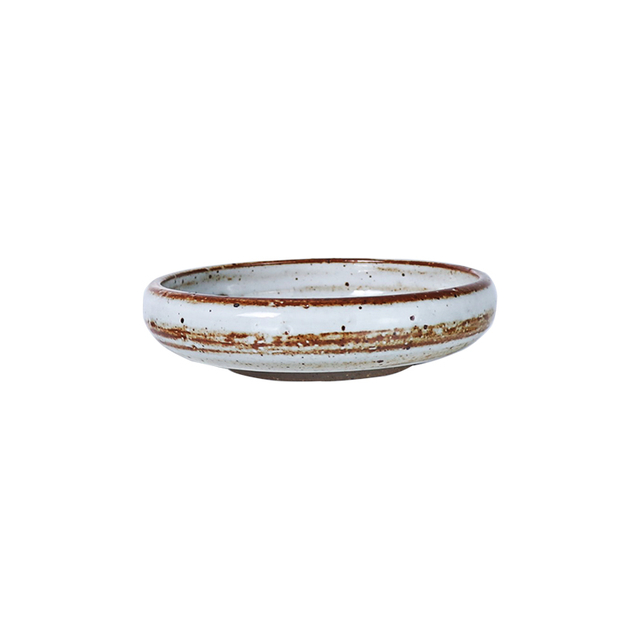 Tigela de sopa personalizada coreana, tigela de arroz de porcelana, pires de cerâmica - estilo rústico
