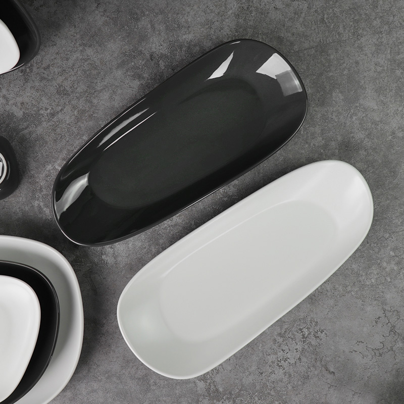 Prato de Jantar de Restaurante Branco Fosco - Porcelana-34cm