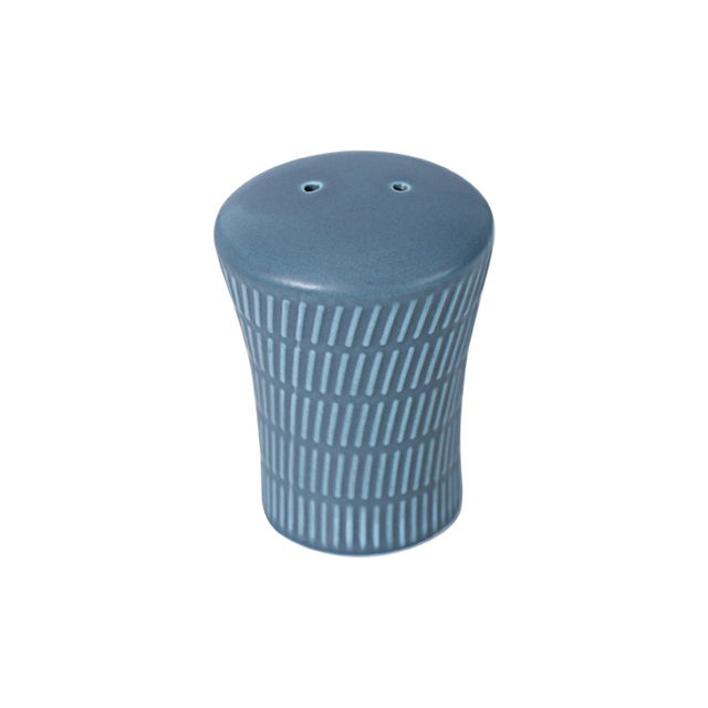 Saleiro moderno de porcelana azul royal