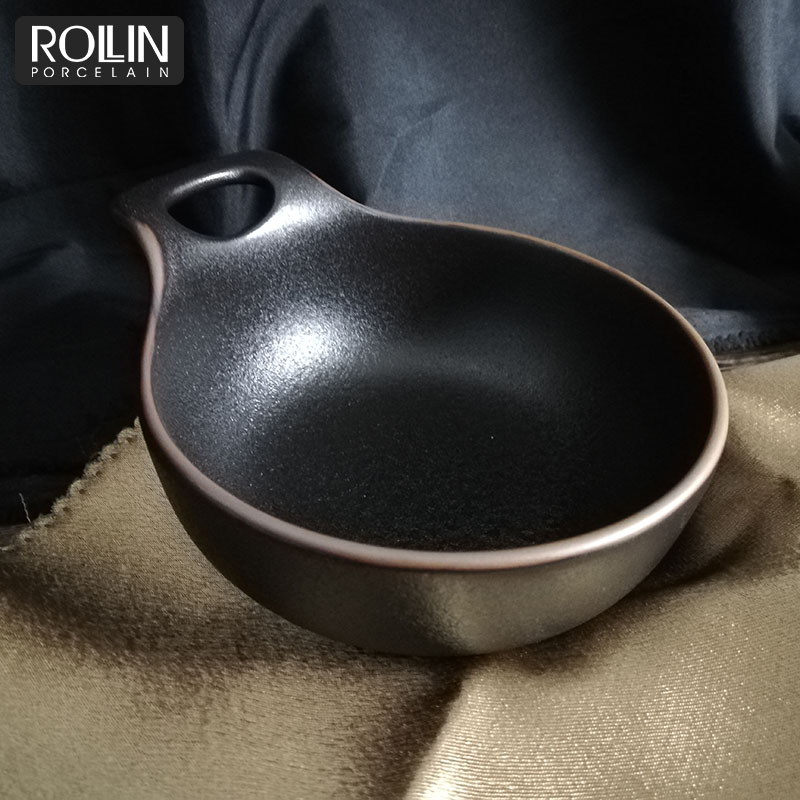 Pratos pequenos de creme Pires de cerâmica Tigela RROLLIN PORCELANA Louça