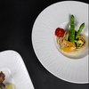Prato de massa de porcelana branca de 11,25 polegadas Prato de sopa Restaurante Louça