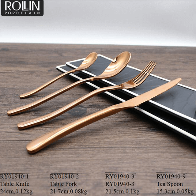 Conjunto de talheres talheres talheres para restaurante ouro 304 faca talheres de aço inoxidável 