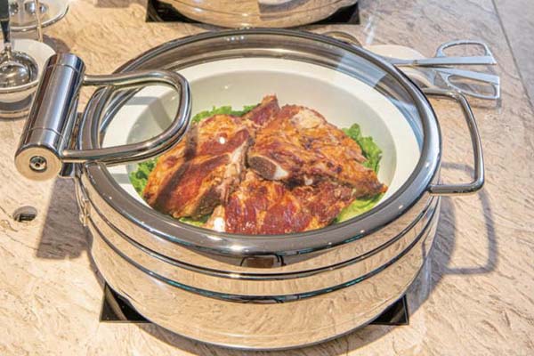 Rechauds para catering e eventos