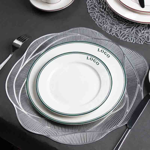 Pratos de jantar de porcelana comercial no atacado para hospitalidade
