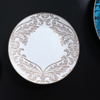 Pratos luxuosos dos utensílios de mesa de Bone China da louça do hotel de Cazaquistão