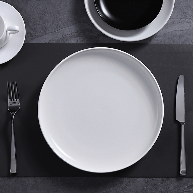 Pratos de Entrada Pratos de Sobremesa Personalizados para Jantar Italiano Melhores Pratos de Porcelana Branca Para Restaurantes Aluguel de Festa de Talheres