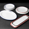 Pratos de jantar de porcelana comercial no atacado para hospitalidade