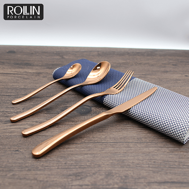 Conjunto de talheres talheres talheres para restaurante ouro 304 faca talheres de aço inoxidável 