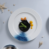 Conjunto de talheres de porcelana para hotel, conjunto de pratos para massas e frutos do mar, prato de vieiras, conjunto de louça para restaurante