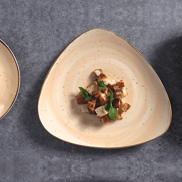 Utensílios domésticos Pratos de restaurante Prato de café da manhã moderno Grande prato de peru em cerâmica italiana